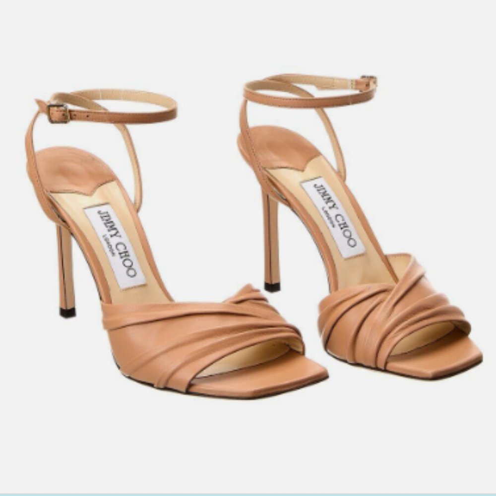 Jimmy Choo Basil 95mm Ankle Strap Sandals